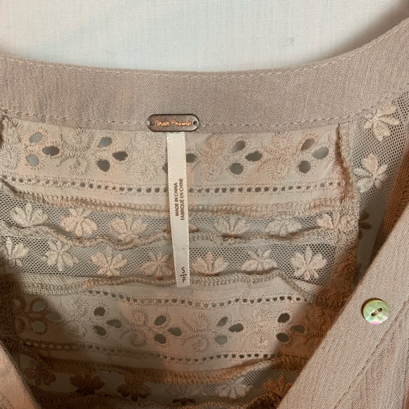 FREE PEOPLE | Courtney’s Victorian Shirt Dress - Picture 8 of 8